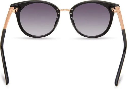 Vista 4 de GUESS Gafas de sol redondas con diseño de Stud Acccent para mujer