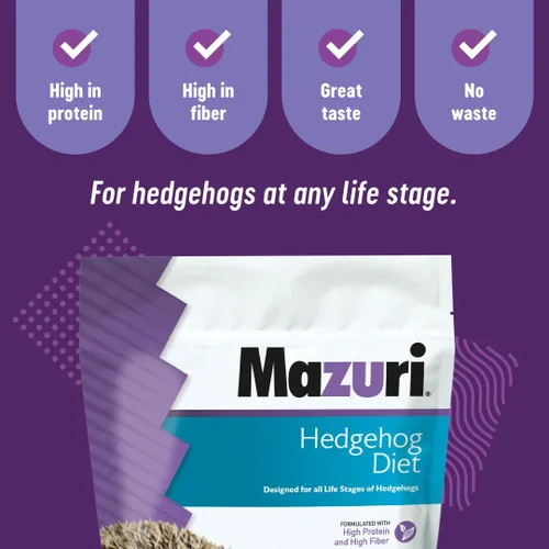 Vista 4 de Mazuri Alimento nutricionalmente completo para erizo Bolsa de 8 onzas (8 onzas)