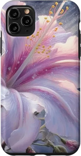 Vista 11 de Funda de flores de hibisco de invierno para iPhone 15