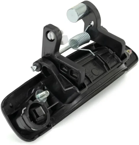 Vista 3 de KarParts360 Para Honda Civic 2001 02 03 04 2005 Manija de puerta exterior delantera, lado del conductor negro liso con orificio para llave