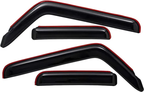 Vista 4 de Lightronic Visera de ventana de ventilación automática con clip extra duradera, se adapta a Jeep Wrangler JL Unlimited 2018-2026 (4 puertas), Jeep