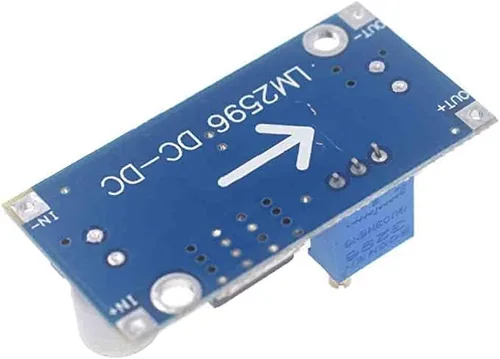 Vista 4 de Módulo de suministro DC-DC de 5 piezas LM2596 Convertidor de Buck ajustable para módulo de alimentación Convertidor de potencia en 3-40V Salida