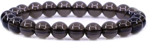 Vista 48 de Keleny Gem - Pulsera elástica de piedras semipreciosas con cuentas redondas de 8 mm, 7 pulgadas, unisex Ágata de encaje azul de grado A
