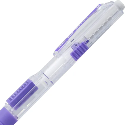 Vista 5 de Pentel QUICK CLICK - Portaminas (0.020 in), barril violeta, caja de 12 lápices (PD215V)