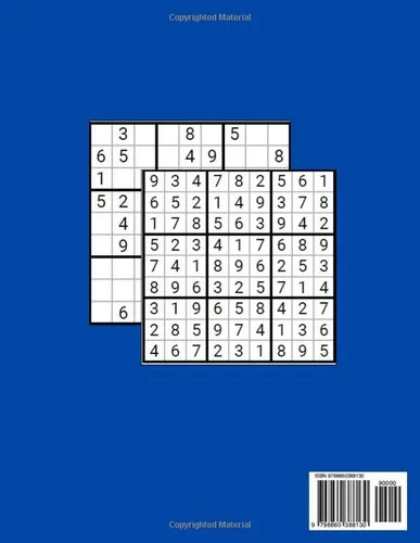 Vista 2 de Big Sudoku Book 1000 Puzzles Easy To Hard Brain Bending Puzzles For Discerning Solvers Adults,Teens & Seniors
