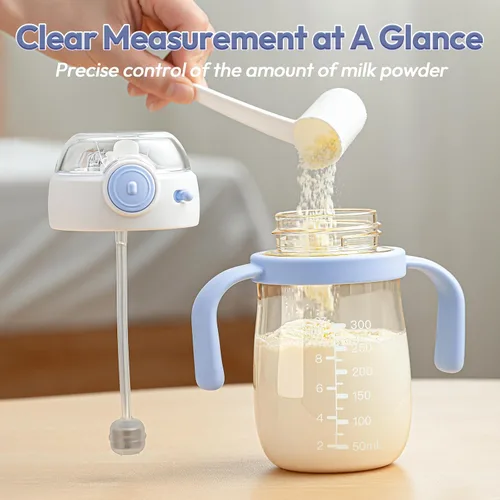 Vista 5 de NCVI PPSU Vaso con Pajita para Leche a Prueba de Derrames para Niños Pequeños de 1-3 Años, Botella de Agua Ligera de Entrenamiento para Bebés