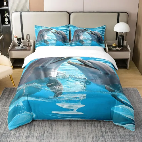 Vista 31 de Axolotl Funda de Edredón 100% Algodón Tamaño Twin Lindo Juego de Ropa de Cama de Axolotl Funda de Edredón Kawaii Funda de Edredón de Animales