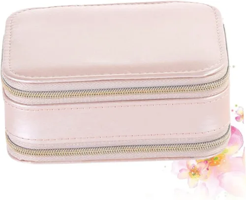 Vista 9 de FOMIYES Box Cosmetic Cases for Traveling Girls' Jewelry Joyero Para Mujer Rings Display Box Travel Cosmetic Bag Earring Organizer for Women Jewel