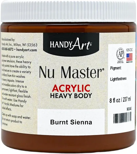 Vista 20 de Handy Art Nu Master - Pintura acrílica de cuerpo pesado, 8 onzas, color rojo brillante