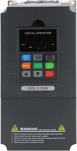 Vista 4 de ATO 5hp 3.7kW 19.2A VFD, 220V monofásico a trifásico VFD Variable Frecuencia Drive, Monofásico 220V Entrada a 3 Fase 220V/240V Salida
