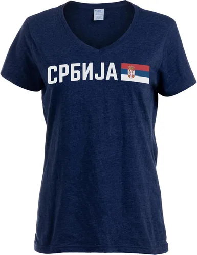 Vista 16 de Nations of the World - Camiseta con cuello en V para mujer