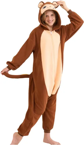 Vista 8 de Pijama unisex de animales para niños, disfraz de Halloween y Navidad Jirafa-1