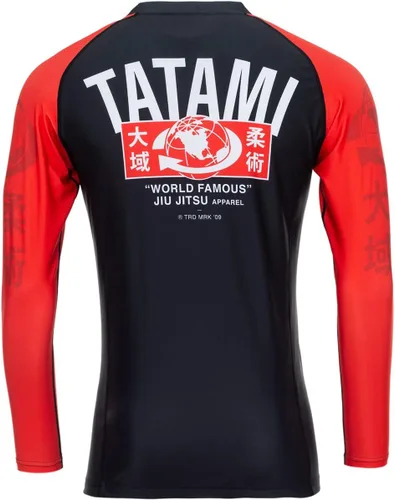 Vista 4 de Tatami Fightwear Camiseta de manga larga de fama mundial, color negro