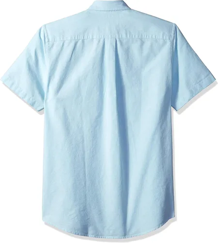 Vista 3 de Tienda Essentials Camisa oxford, ajuste regular, de manga corta, con bolsillo, para hombre