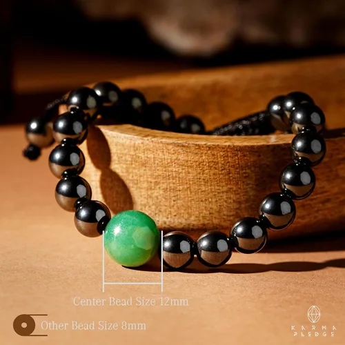 Vista 11 de Pulseras de cristal curativo para mujeres y hombres, espiritual, energía positiva y equilibrio, pulseras de cuentas de cristal natural hechas a mano