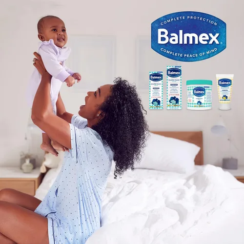 Vista 6 de Balmex Complete Protection - Crema antidermatitis de pañales para bebés con óxido de zinc + botánicos relajantes, 2 onzas