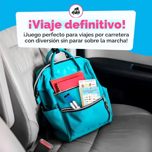 Vista 4 de WELL BALANCED Bingo en el Coche - Esenciales para Viajes por Carretera: Actividades y Juegos de Coche para Niños de 4 a 8 Años