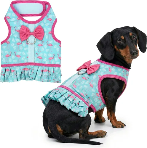 Vista 23 de Arnés para perro Parisian Pet - Arnés de libertad ajustable - Chaleco para perro de camuflaje verde - Arnés para perro de 100% tela de malla