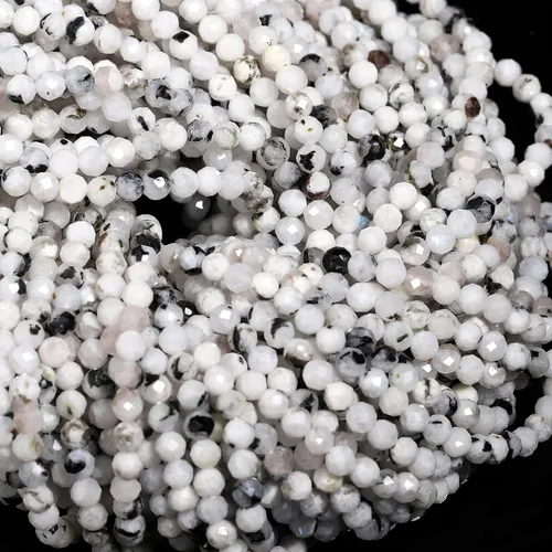 Vista 23 de 180 piezas 2mm Cuentas de piedras preciosas de turquesa africana natural facetada redonda suelta para hacer joyas