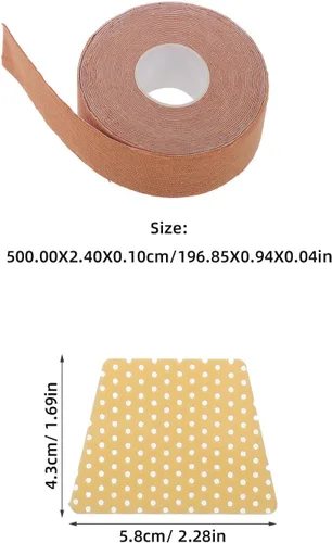 Vista 2 de Nasal Splints Protector for Rhinoplasty, Beige Trapezoid