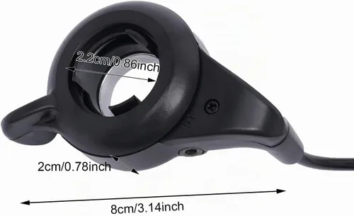 Vista 4 de Kit de conversión de bicicleta eléctrica 36 V 500 W 24 "Kit de rueda Ebike Controlador de modo dual Rueda delantera Kit de conversión de bicicleta