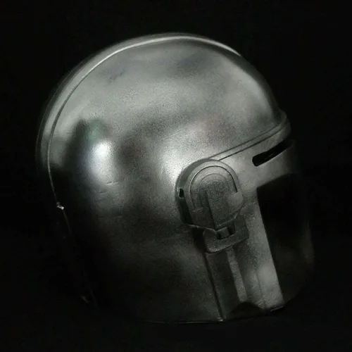 Vista 5 de NauticalMart Casco mandaloriano de acero, casco medieval para disfraz de Halloween, teatro, juego de rol, casco de armadura, gran artículo