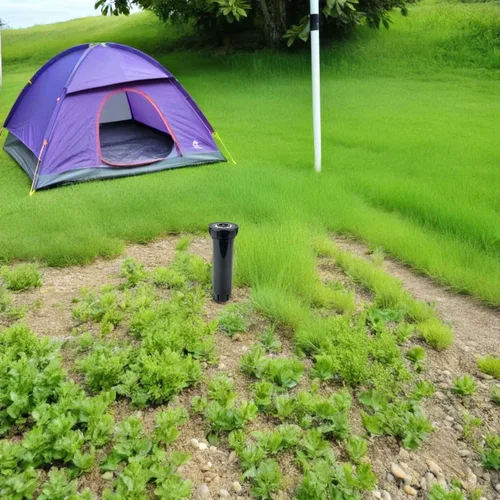 Vista 6 de Cabilock Cabezal de aspersor automático retráctil con filtro integrado para riego de césped de jardín, ángulo ajustable, rociador de agua enterrada