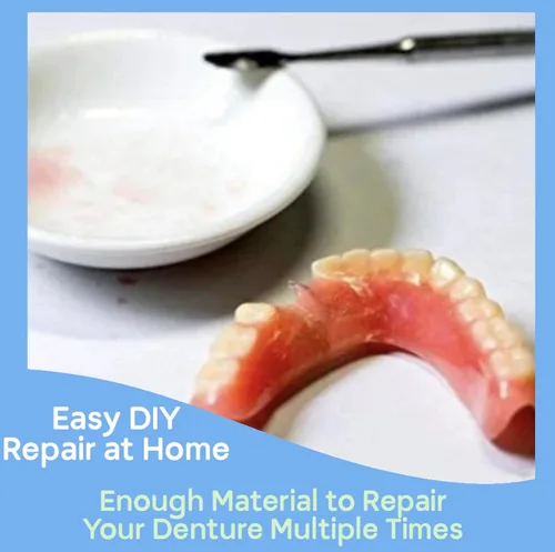 Vista 6 de PERK Kit de reparación de dentaduras postizas con 28 dientes