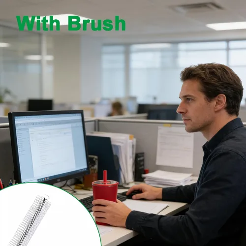 Vista 7 de Repuesto de popote compatible con vaso HydroJug Everyday de 14 onzas, 6 popotes con 1 cepillo