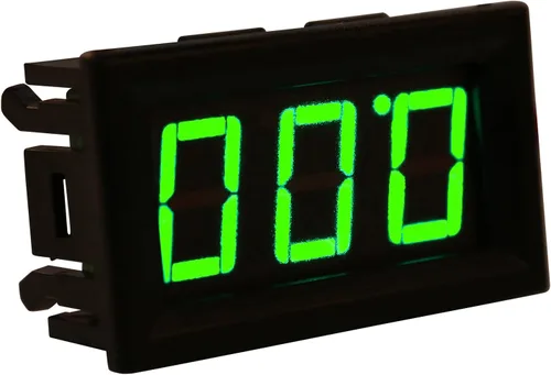 Vista 6 de Voltímetro digital de 3 hilos DC 0.00-30.0V con pantalla LED azul y protección de polaridad inversa