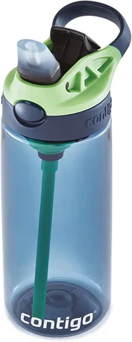 Vista 12 de Contigo Aubrey - Botella de agua para niños, paquete de 2, 20 onzas, azalea/jade y frambuesa azul. Azalea, tapa a prueba de derrames, apta
