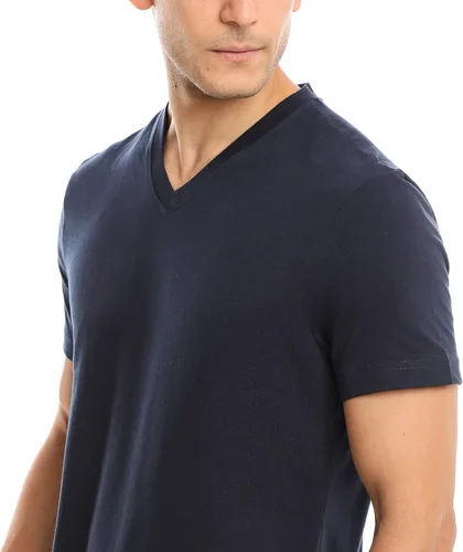 Vista 4 de Conjunto de ropa de descanso de algodón para hombre, ultra suave, transpirable (fabricado en Egipto)