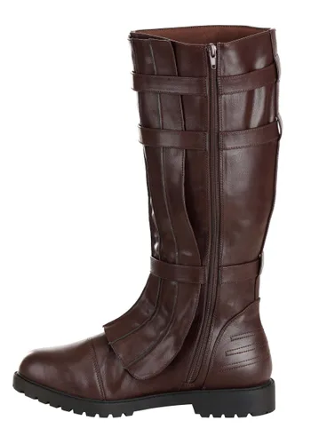 Vista 5 de Botas de disfraz marrones con correas para hombre Multicolor