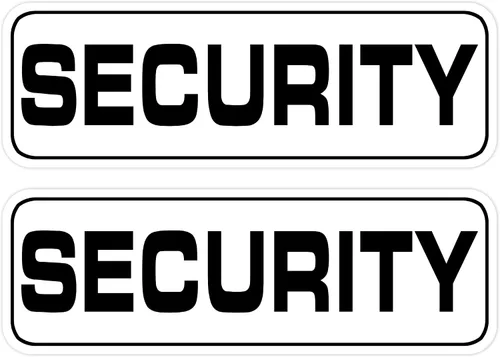Vista 5 de Paquete de 2 letreros magnéticos de oficiales de seguridad resistentes (18 x 6 pulgadas) para vehículos, camiones, SUV y automóviles, Rover