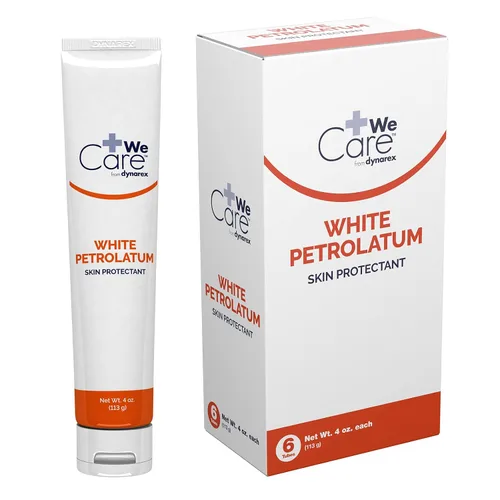 Vista 9 de Dynarex Petrolatum blanco, gelatina de petróleo para piel seca, dañada o agrietada, jalea de petróleo blanca calmante para irritaciones menores
