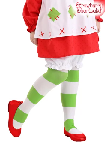 Vista 3 de Medias de Disfraz de Strawberry Shortcake para Niños Multicolor