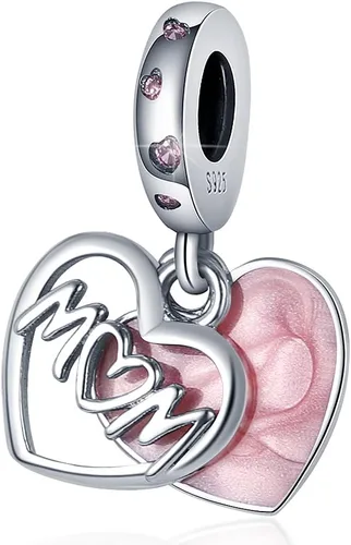 Vista 23 de Dijes de plata de ley 925 para pulseras, collares, colgante con circonitas cúbicas 5A dije charm para mujeres joyería DIY