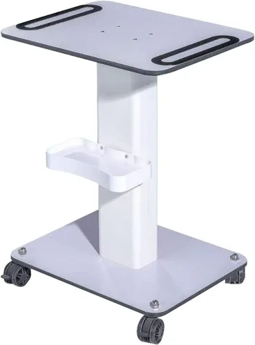 Vista 7 de Soporte para carrito de salón de belleza, carrito rodante, equipo de almacenamiento, soporte organizador de máquina para máquinas de belleza, carga