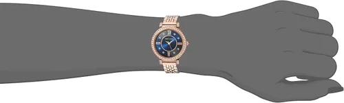 Vista 4 de Anne Klein - Reloj de brazalete para mujer con cristales de Swarovski y malla acentuada