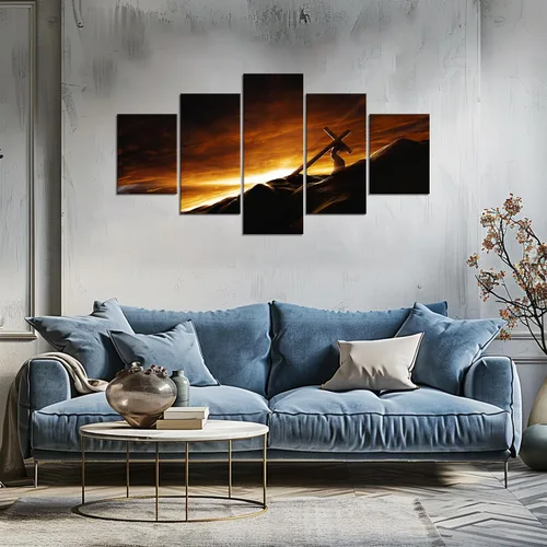Vista 39 de Arte de Pared Cristiano Símbolo Religioso Cuadro Enmarcado Pintura de Cruz de Cristo Cruces Decoración de Pared Impresión en Lienzo de Cruz Póster