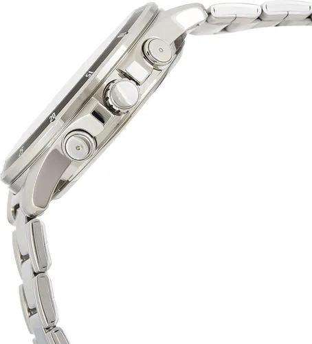 Vista 3 de Casio #MTP1374D-7AV Reloj de pulsera de metal estándar con esfera plateada multifunción para hombre, plateado, VestidoFormal