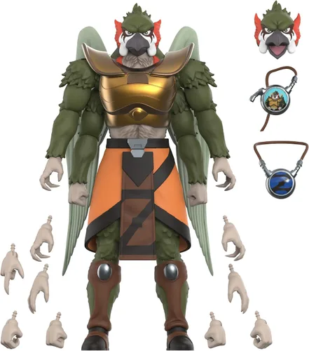 Vista 14 de Super7 ¡ULTIMATES! Thundercats Cruncher - Figura de acción de Thundercats de 7 pulgadas con accesorios, coleccionables clásicos de dibujos animados