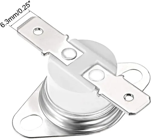 Vista 3 de uxcell KSD301 Termostato 320.0 °F/320°F 10A Normal Cerrado N.C Ajuste Snap Disc Interruptor de temperatura para microondas, horno, cafetera, 2