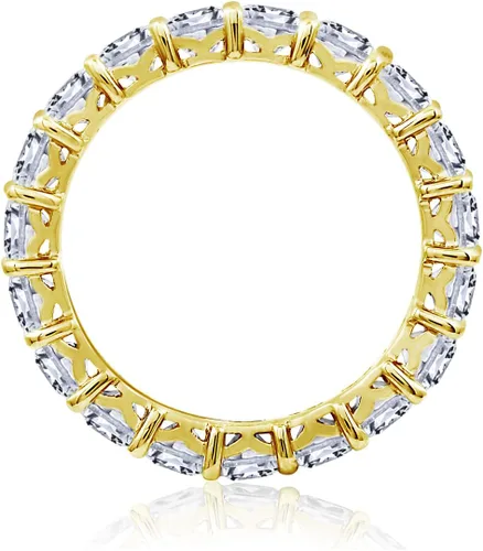 Vista 16 de Amazon Essentials Anillo de plata de ley con corte princesa hecho con circonita cúbica Infinite Elements (anteriormente colección Amazon)