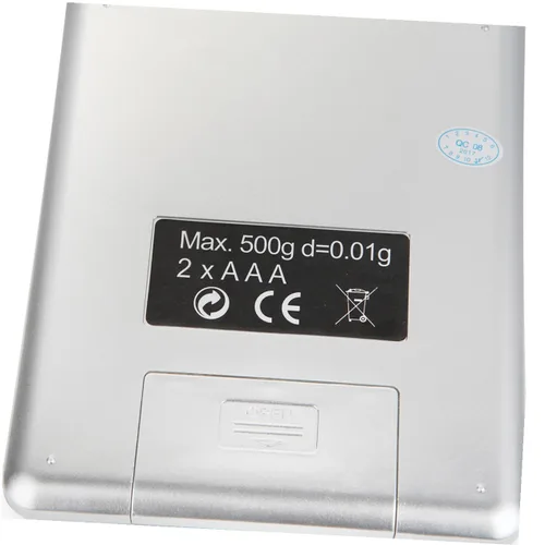 Vista 5 de Báscula digital de cocina de acero inoxidable de alta precisión para alimentos con pantalla LCD retroiluminada, función de apagado automático