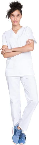 Vista 2 de CHEROKEE - Conjunto de pantalón y filipina unisex para dama