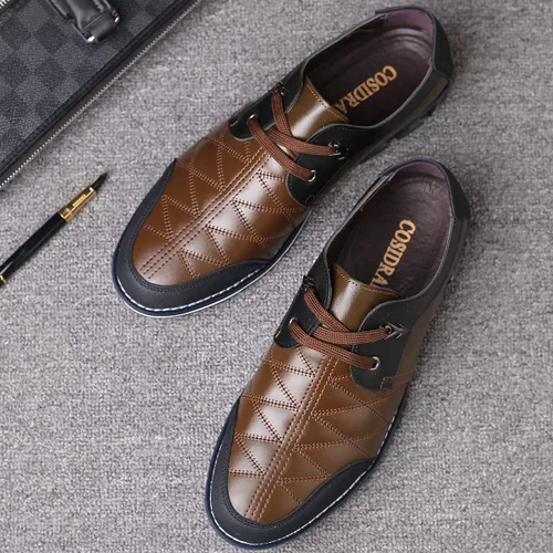 Vista 6 de COSIDRAM - Zapatos informales para hombre, zapatos deportivos de vestir, caminar, negocios, oficina, mocasines cómodos