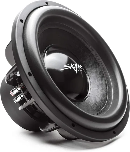 Vista 12 de Skar Audio EVL-8 D4 - Subwoofer para automóvil de 8 pulgadas, 1200 W de potencia máxima, doble 4 Ohm