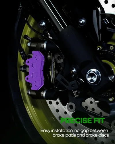 Vista 5 de SCITOO Pastillas de freno de fibra de carbono para Honda GL1200, 84 85 para Honda GL1200A, 86 87 para Honda GL1200I, 85 para Honda GL1200L, 86