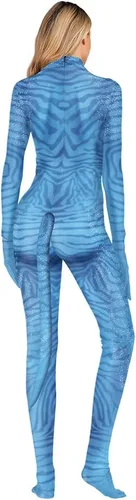 Vista 116 de Disfraz de animal para hombre con estampado de cola grande, overol peludo de elastano para cosplay, fiesta de Halloween